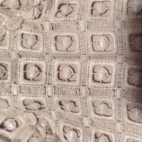 Catharine Malandrino Beige thigh to knee length dress, size 4 - Picture 4 of 4